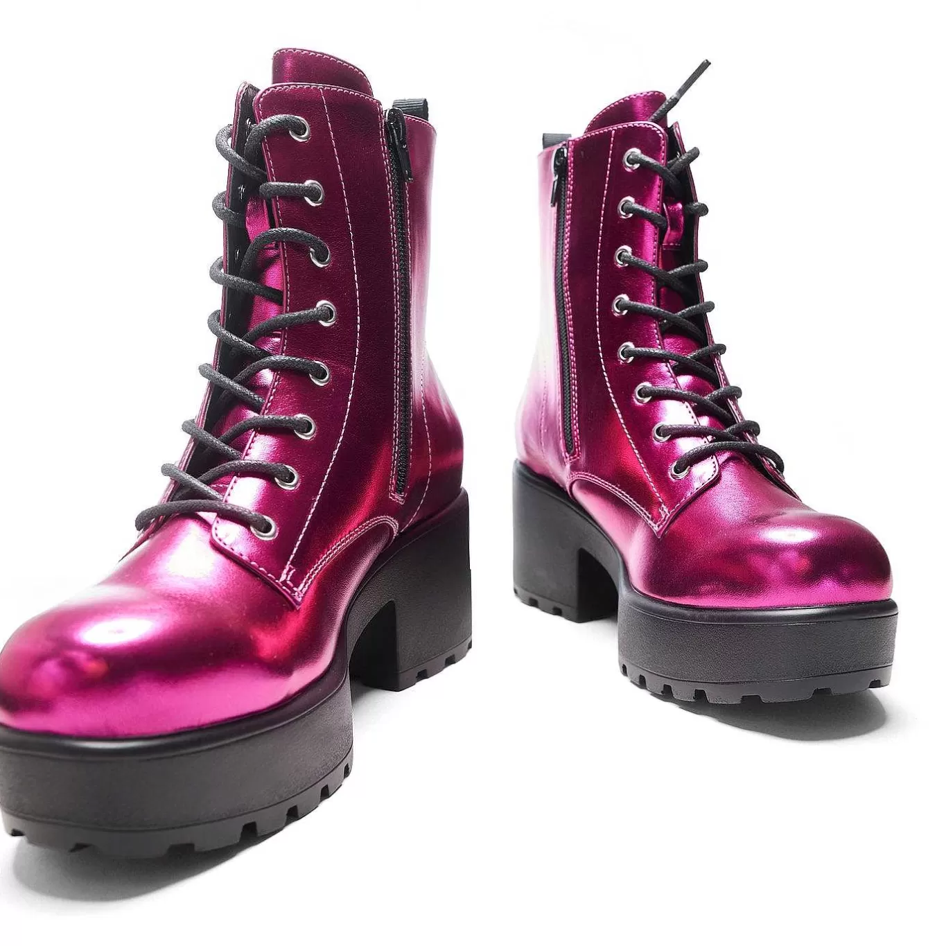 Women'S KOI footwear Fuschia Haze Military Platform Boots | Women'S Boots |