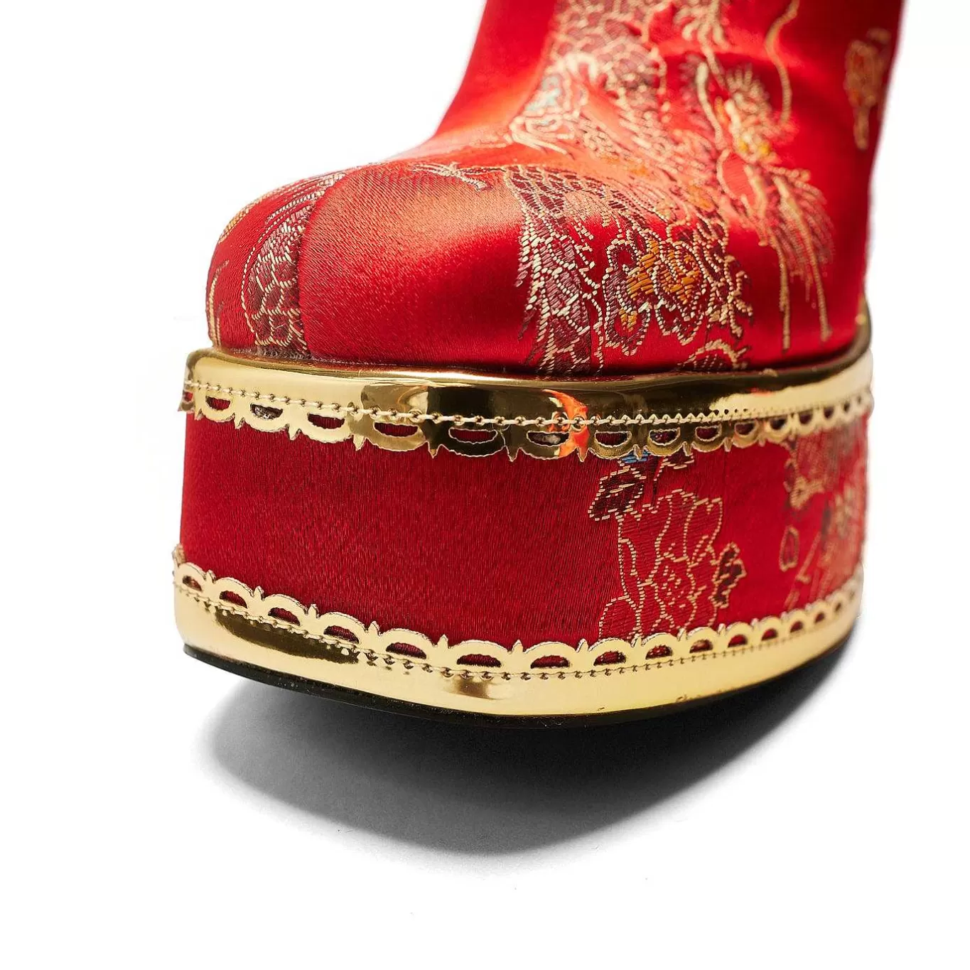 Women'S KOI footwear The Ornate Soul Playboy Red Heeled Boots | Playboy X Koi Collection