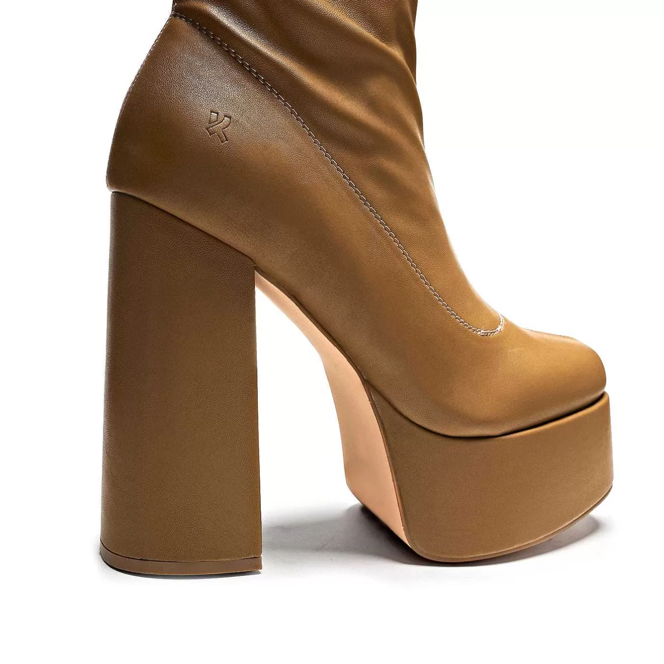 Women'S KOI footwear The Redemption Plus Size Thigh High Boots - Khaki